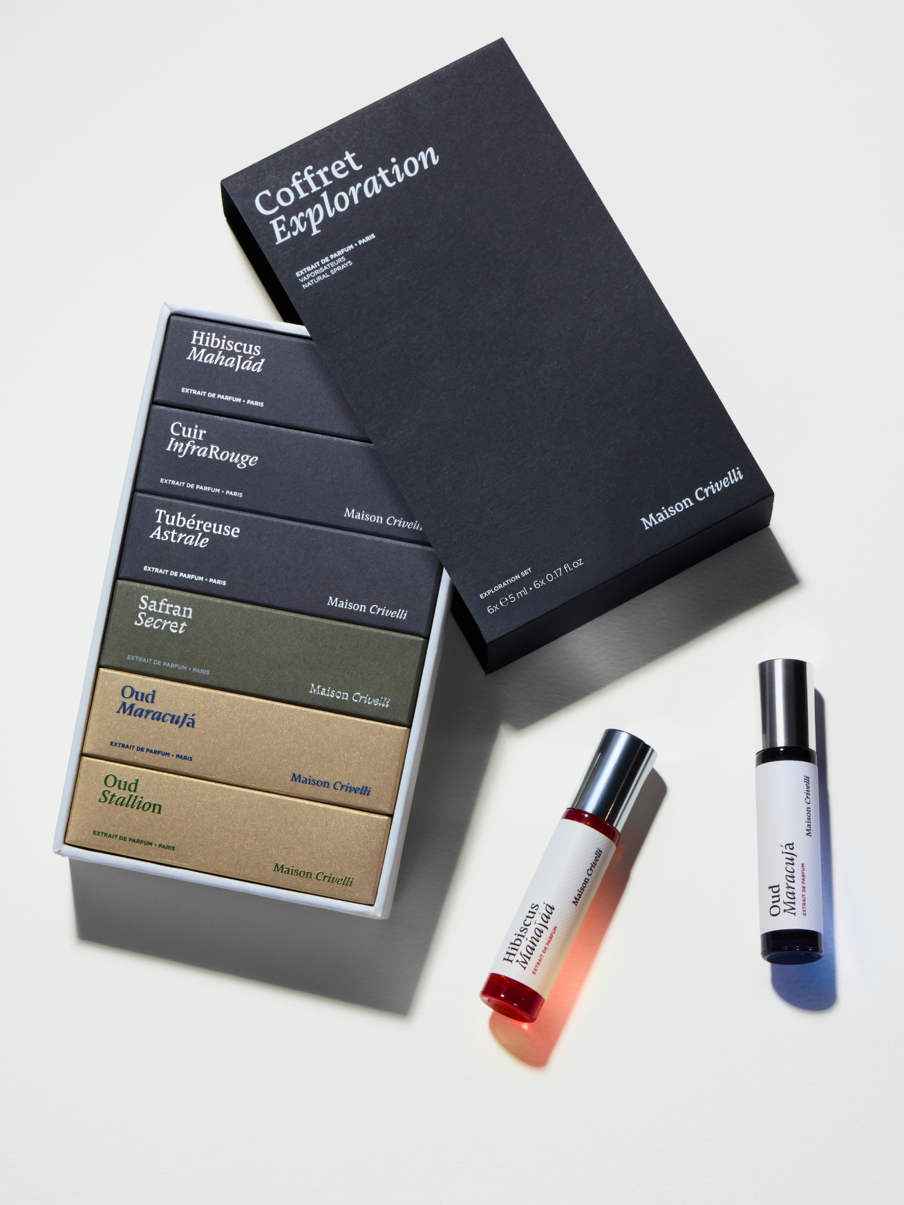 Adventure set extraits de parfum - Coffret| Maison Crivelli
